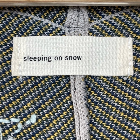 Anthropologie Sleeping On Snow Paisley Open Folklore Cardigan Size Medium Women - Picture 9 of 11